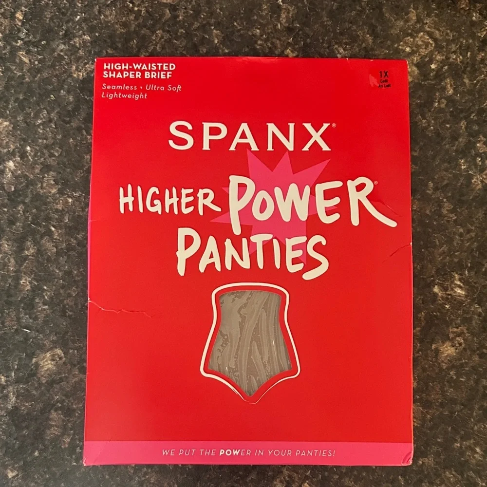 SPANX Power Series High Waisted Brief Women 1X Lightweight All Day Wear NWT